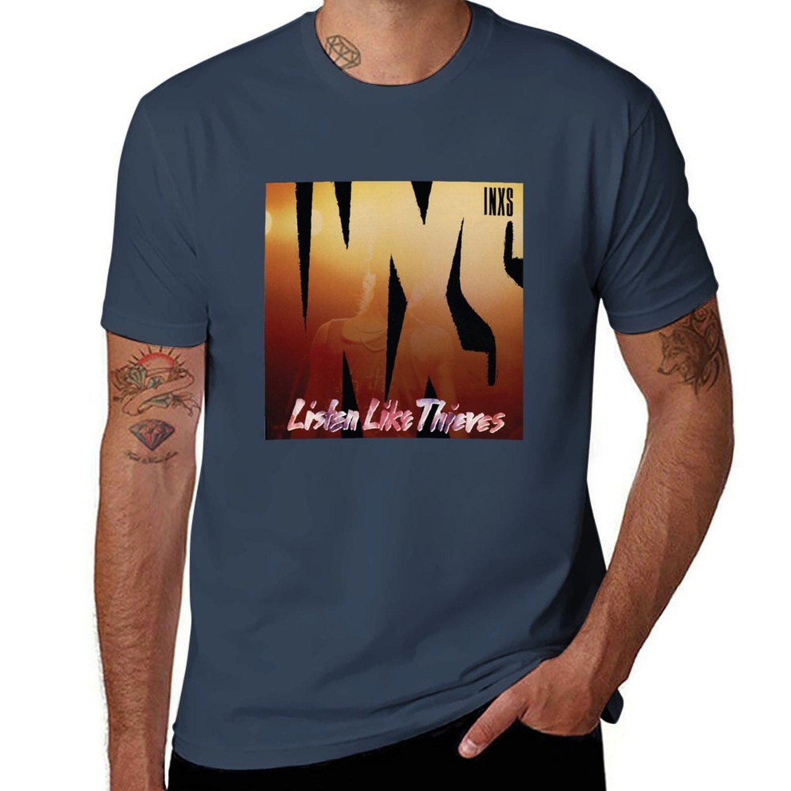 NXS Listen Like Thieves 1 Album Cover TShirt Casual Daily Graphic Tee S