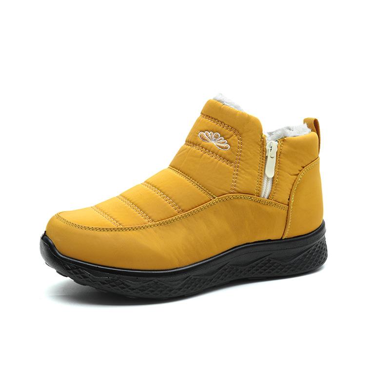 Winter Women's Snow Boots with Plush Lining Warm High-Top Outdoor Sports Hiking Shoes Casual Shoes