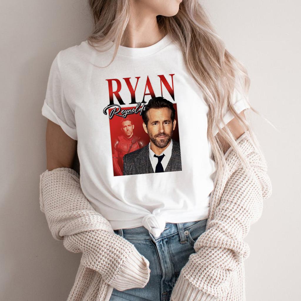 Ryan Reynolds Vintage 90s Tee Ryan Reynolds Tshirt Retro Movies Actor T Shirts Best Friends TShirt Short Sleeve Graphic Tees