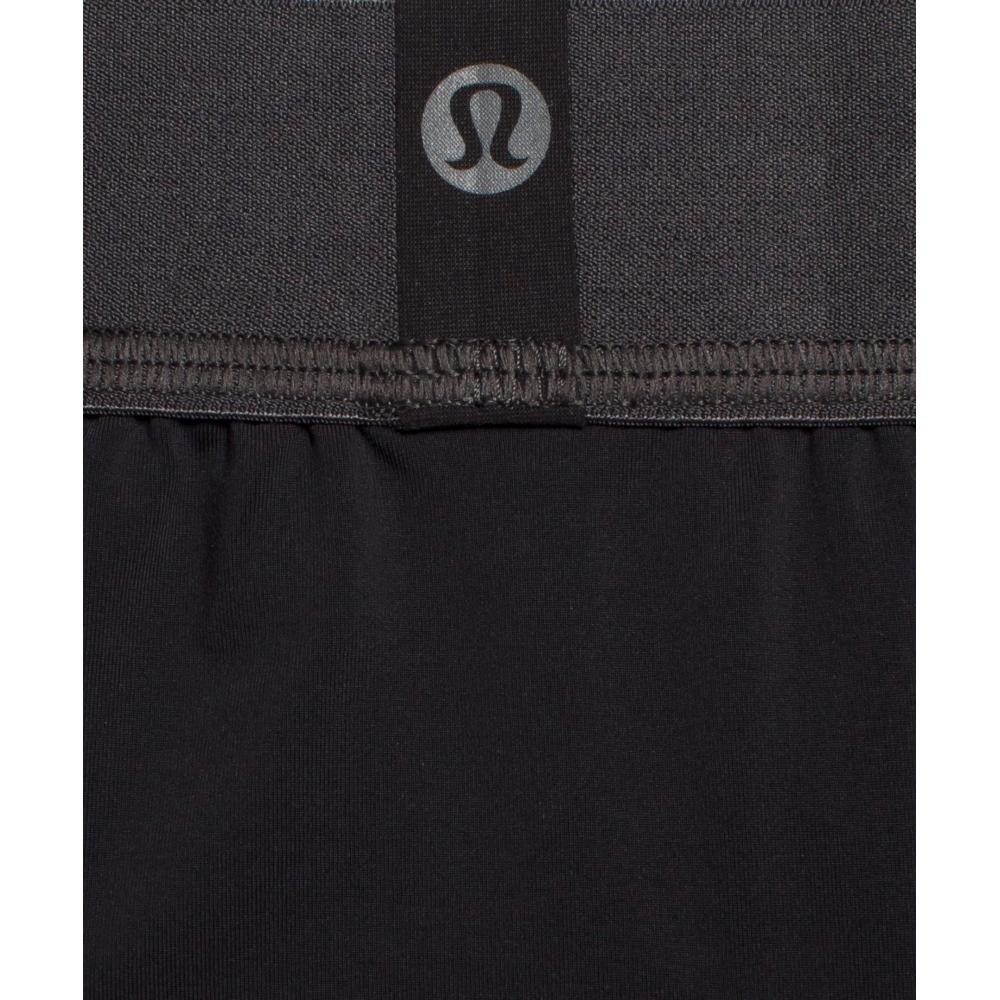 Lululemon Built To Move Boxer 5   2 Pack Black Black