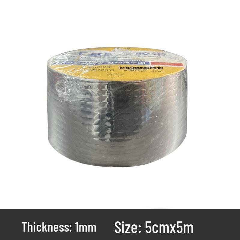 Bandă Butilică Impermeabilă din Folie de Aluminiu pentru Reparații Etanșe la Acoperiș, Bucătărie și Țevi