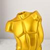 Pánská váza na tělo pryskyřičná váza váza ve tvaru pánského těla unikátní stolní váza socha mužské postavy moderní art deco domov