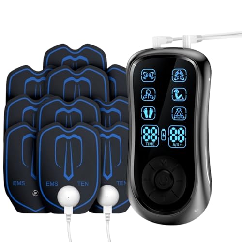 SENPPLE Relaxation Device, EMS Microcurrent Care, Muscle Training Equipment, 6 Modes, 19 Intensity Levels, Full Body Muscle Stimulation, Ultra-Lightwe