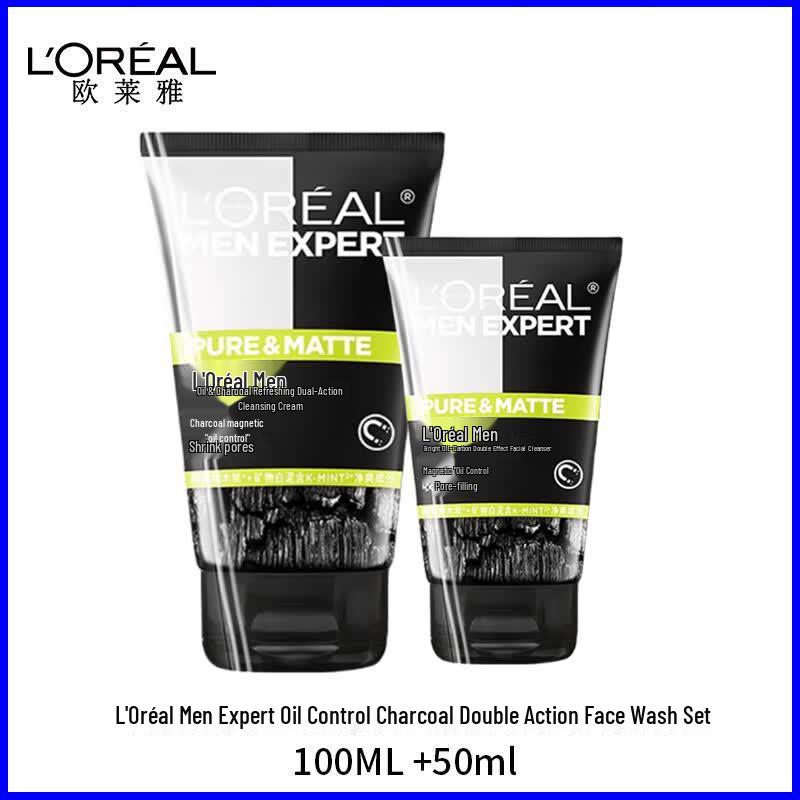 L Oréal Men Expert Oil Control Charcoal Cleanser Set
