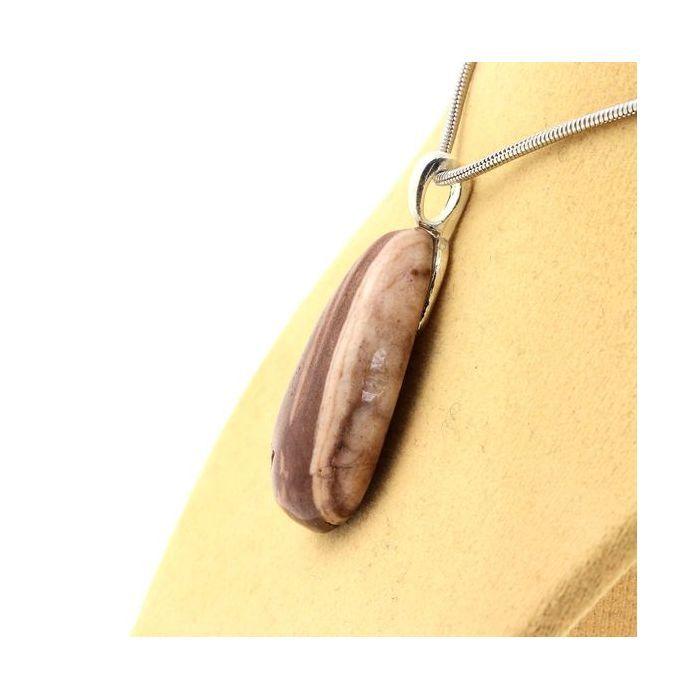 Pierres et Minéraux. Collier Jaspe. 29.48 ct. Madagascar.