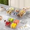 Food Fresh Keeping Box Kitchen Refrigerator Storage Container Fruits Snacks Sealed Jar Fruit Tray Storage Box
