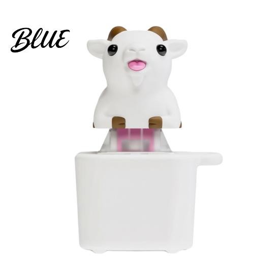 Animal Keyring Accessory 1/2Pcs Goat Keyboard Fidget Toy with Sound Rechargeable Sheep Finger Clicker Pocket Sized Tool Toy Push Button Decompression