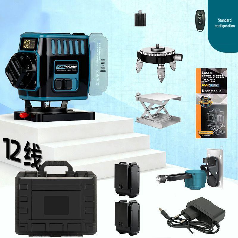 Cross New 16-Line Multifunctional Rotating Laser Level with Infrared Technology