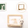 Wall-mounted round cat jumping platform of different sizes, solid wood, beautiful home, suitable for cats to play and jump