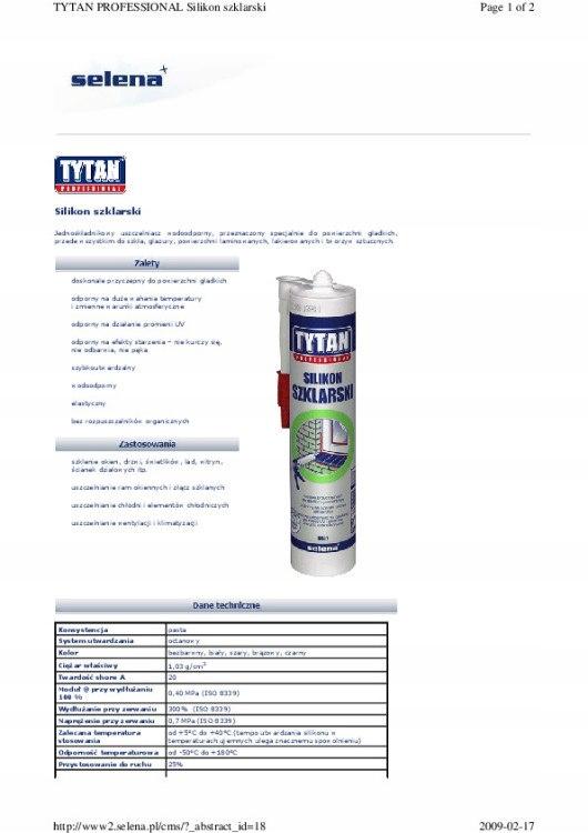 Glass and Aquarium Silicone Titan 280ml White
