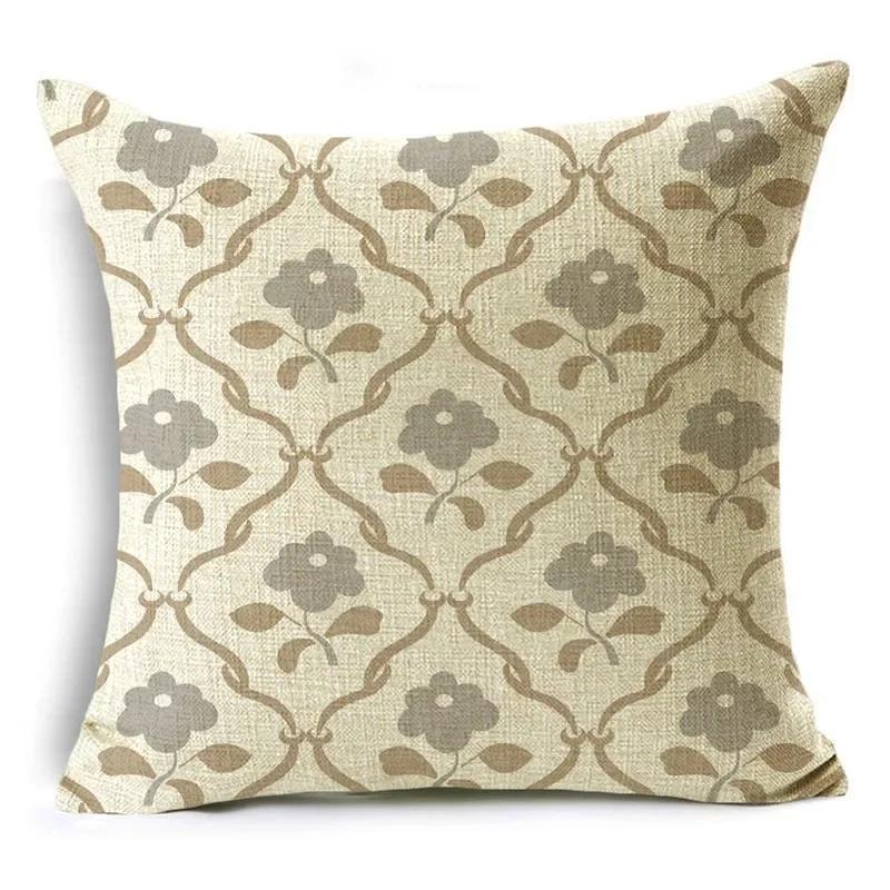 The Same Color Stitching Series Pillow Cover Creative Geometric Sofa Bay Window Bedside Cushion Cover 40*40cm/45*45cm/50*50cm