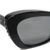 Used 10097 Cat Eye Shape Eyewear 5481-HA c.888/T8 7968 Black Faux Pearl COCO Mark Acetate Black Women's from Japan