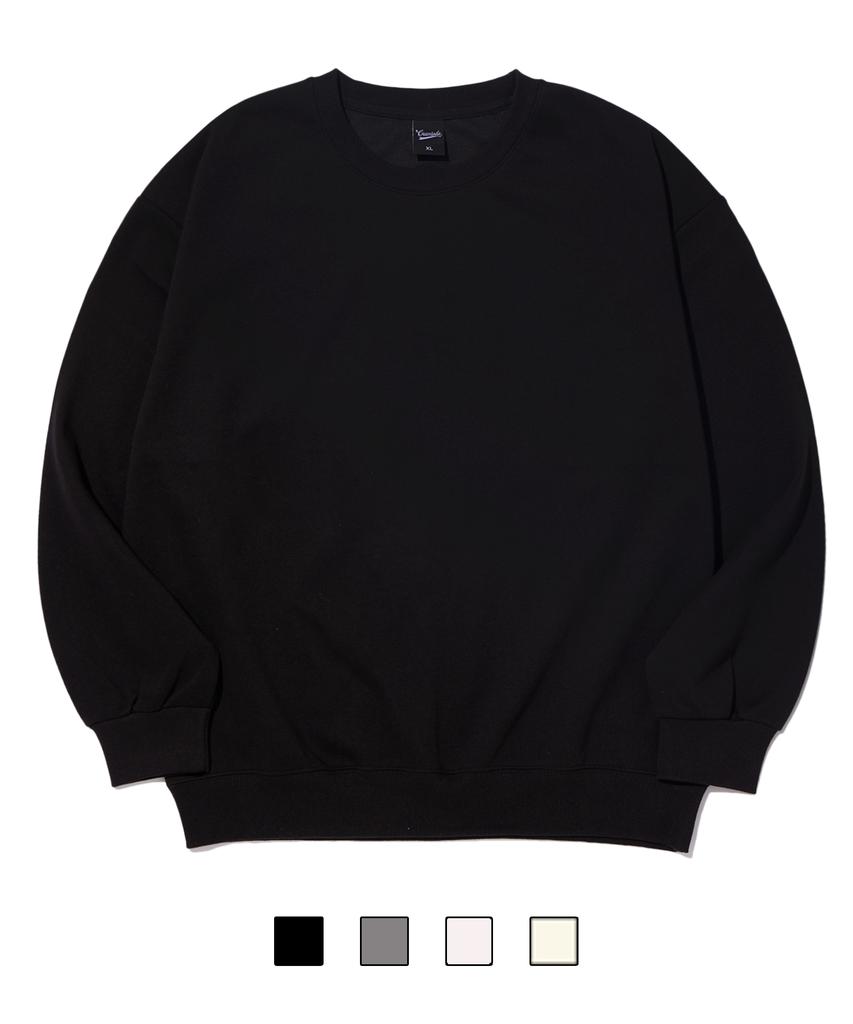 CREAM SODA LAB Blank All Season Sweatshirt Black