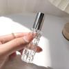 10/15ML Glass Perfume Spray Bottle Rose Gold Aluminum Refillable Atomizer Travel Bottle