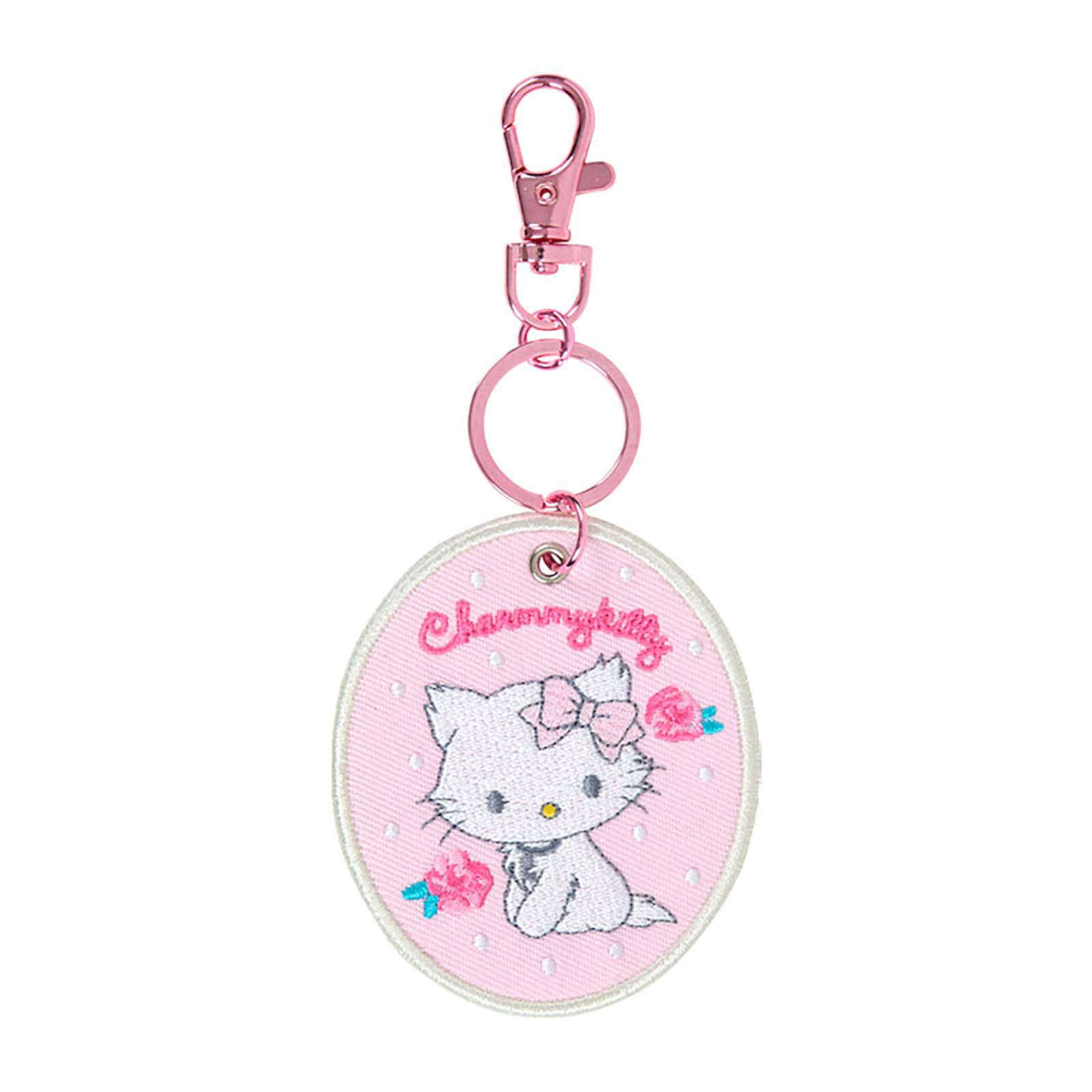 Sanrio Charmy Kitty Embroidered Patch Keychain Character Awards First Round Polyester Steel 486566