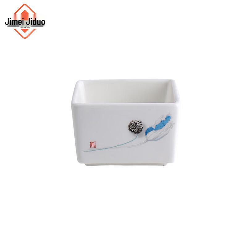 Коллекция керамической посуды Jimeijiduo «Голубой лотос» 150ml