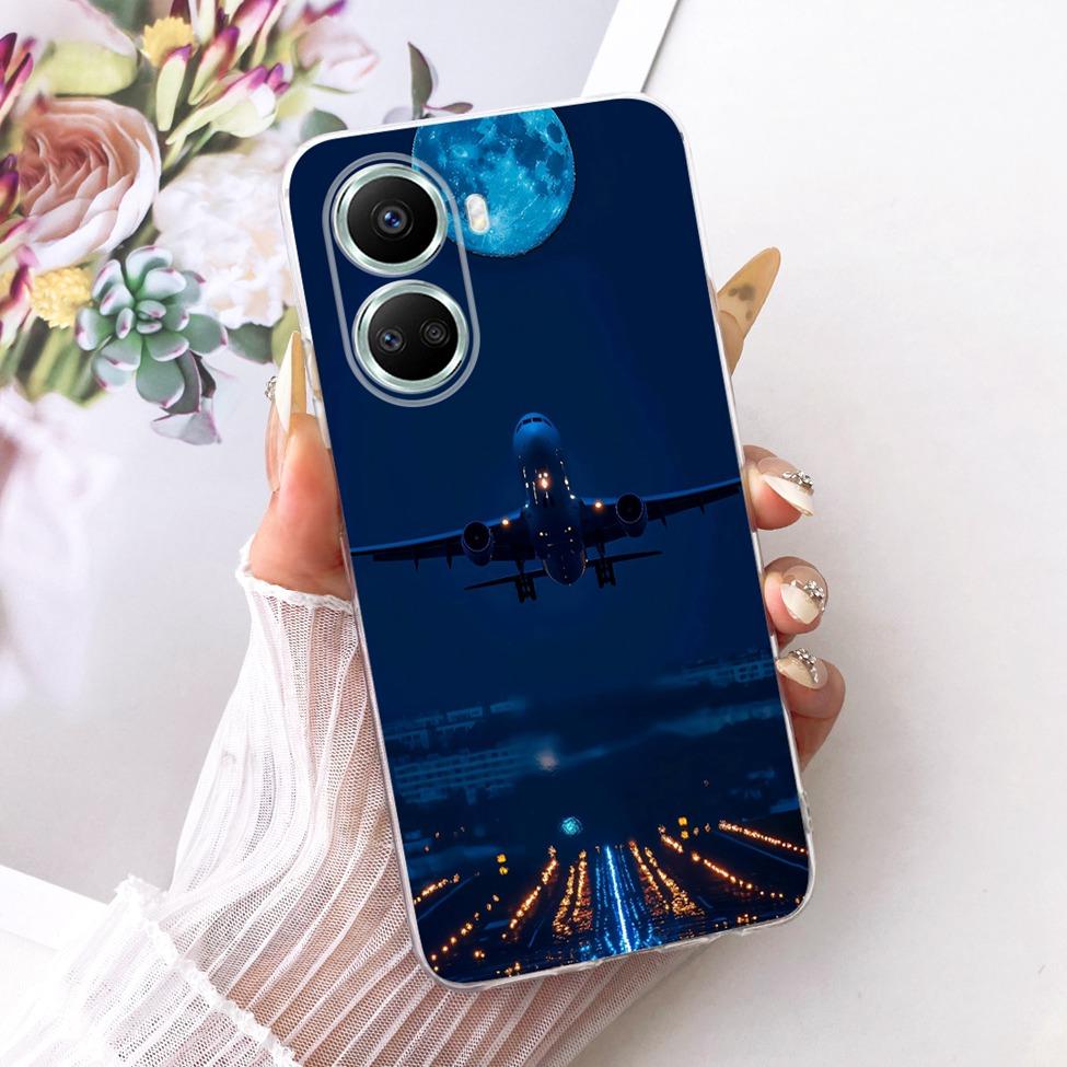 Clear Casing For Huawei Nova 10SE BNE-LX1 BNE-LX3 BNE-AL00 Cover For Huawei Nova 10 SE Case Fashion Butterfly Funny Cute Painted