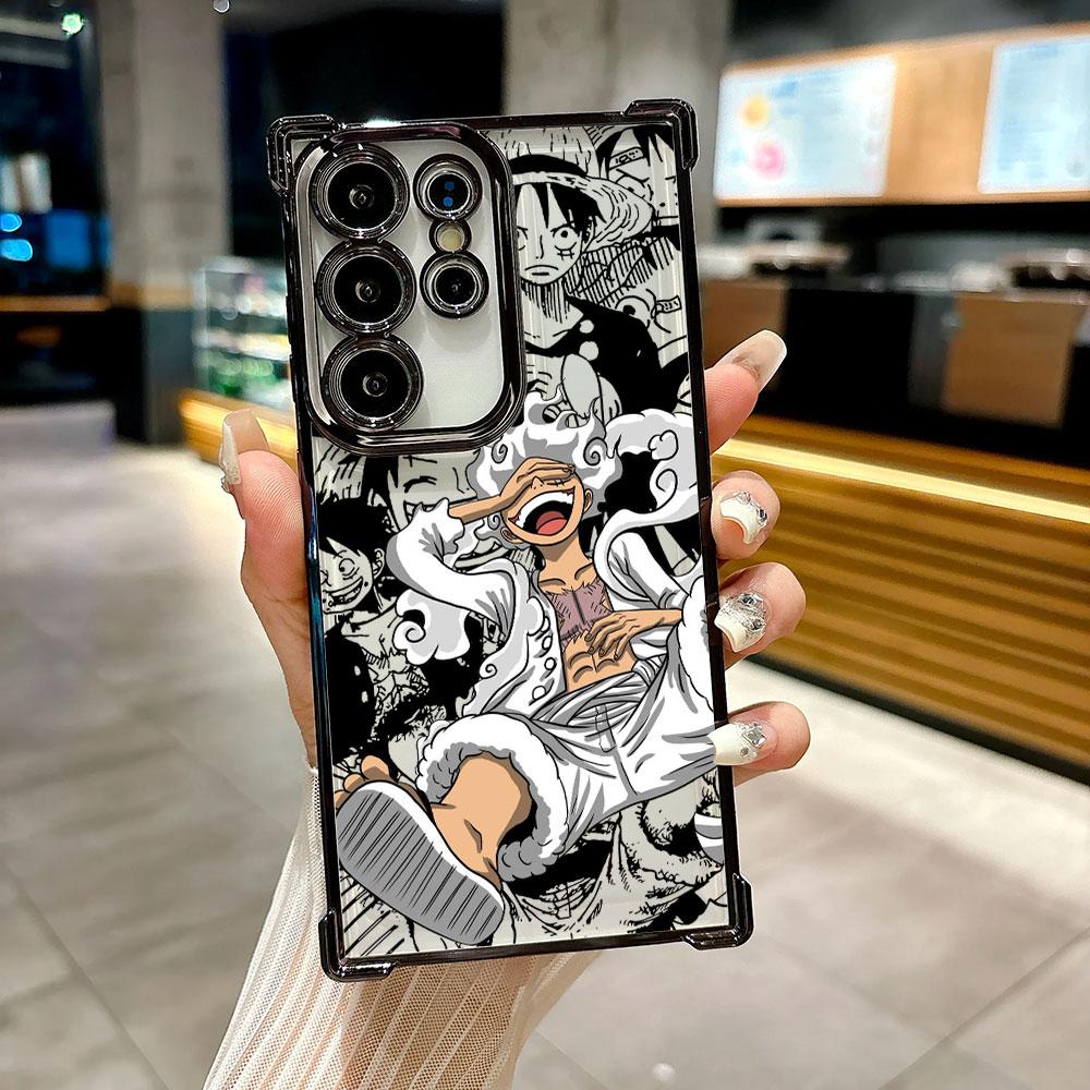 One Pieces Luffy Monkey D Coque For Galaxy S26 Ultra Phone Case For Samsung S26 S25 S24 S23 S21 Ultra S20 FE S25 Plus Soft Cover