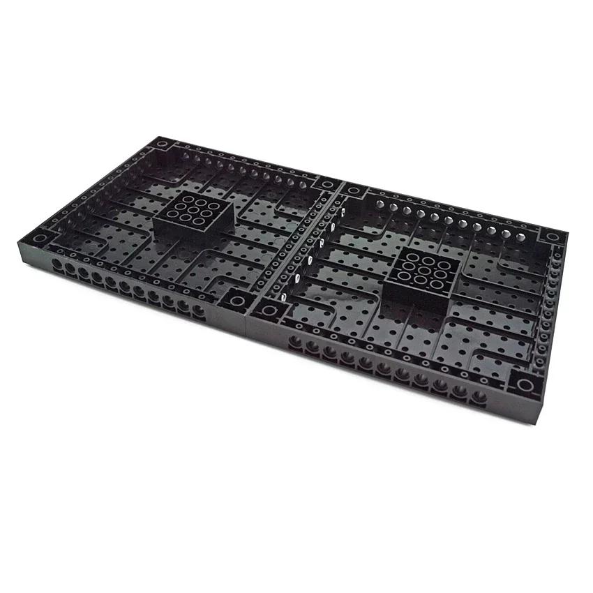 Compatible MOC 65803 Technical Brick 4/3 16x16 Baseplate Building Block Parts Set DIY Kid Toys For 98138 Pixel Art Picture Leduo