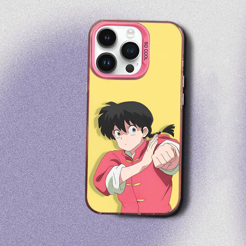 COOL Ranma 1 2 Phone Case For iPhone 17,16,15,14,13,12,Pro,Max,Plus,E,SE4,Air,Mini Pink IMD Box