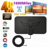 4K High Gain HD TV Antenna - EU Plug Booster Active Indoor Aerial with Signal Amplifier