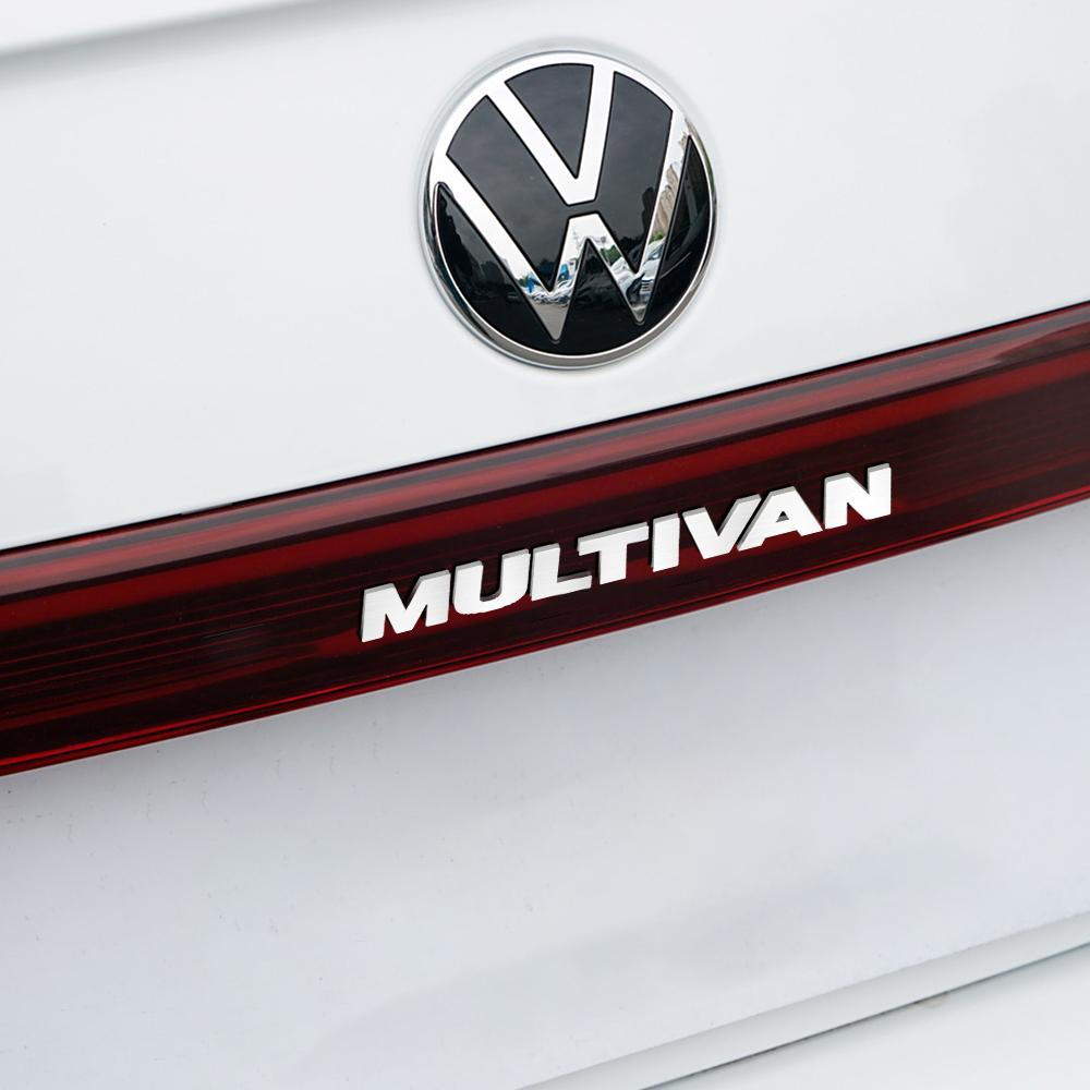 1pc 3D ABS MULTIVAN Letter Logo Car Sticker Tail Bumper Badge Auto Rear Trunk Emblem Decals For VW MULTIVAN Passat Accessories