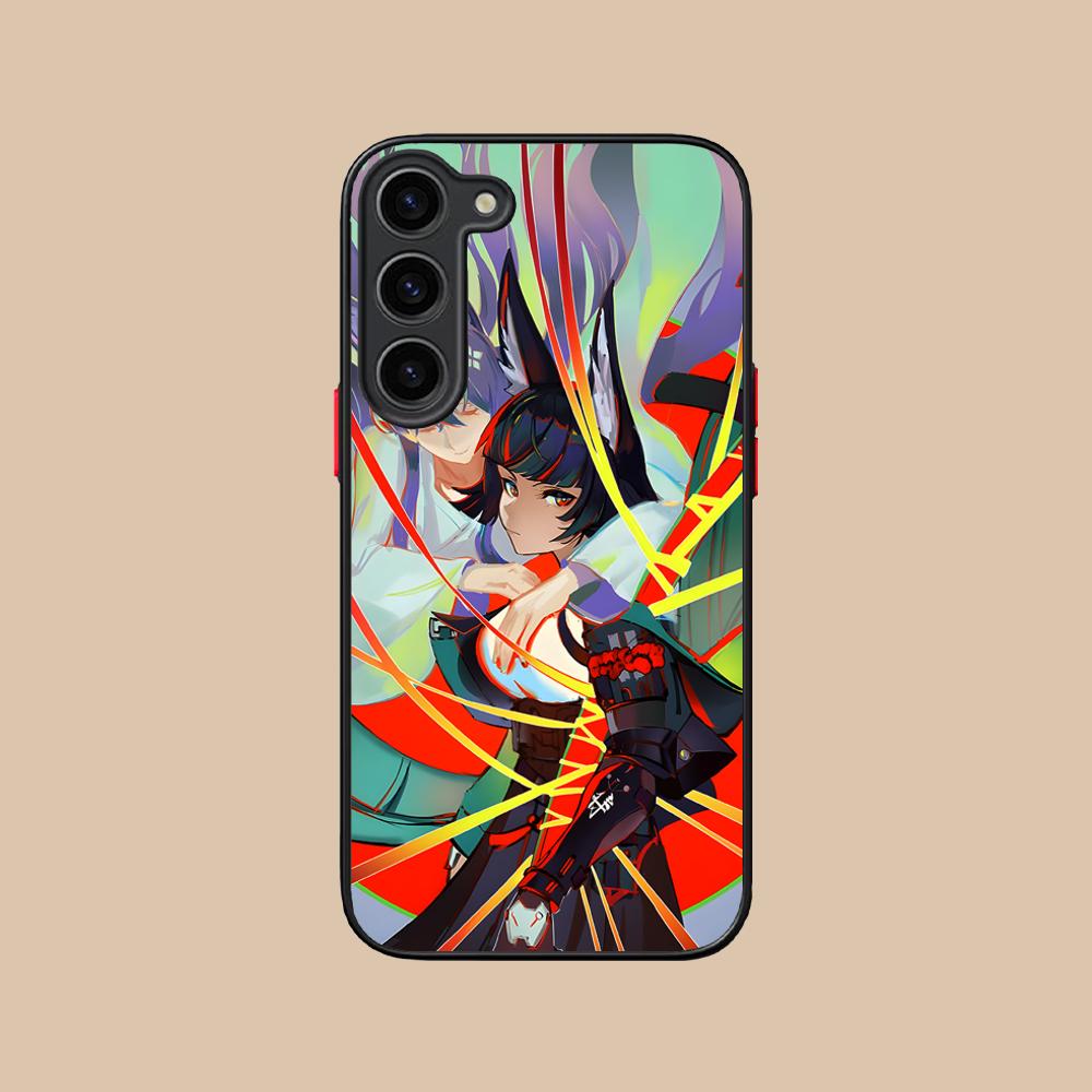 Zenless Zone Zero Hoshimi Miyabi Phone Case for Samsung Galaxy S25 S24 S23 S22 S21 Plus FE Ultra Colorful Silicone Cover Pretty