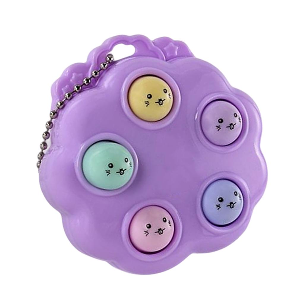 Hamster Decompression Toy Keychain Adults Children Interesting Playing Prop Pressure Reducing Toy Keyholder Keyring Plaything