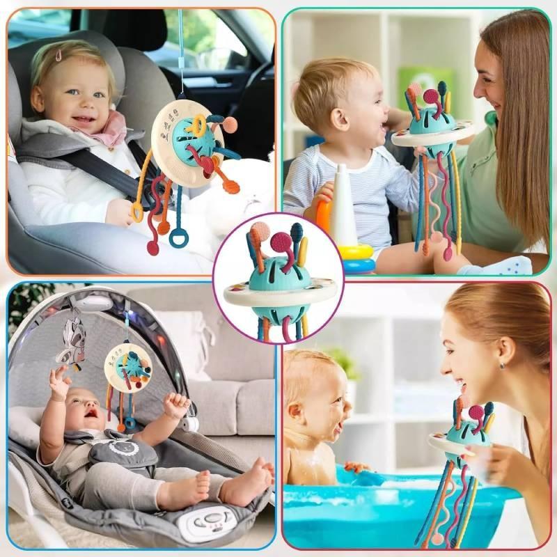 Colorful Soft Grab Pull Toy For Enhanced Grip And Coordination Skills