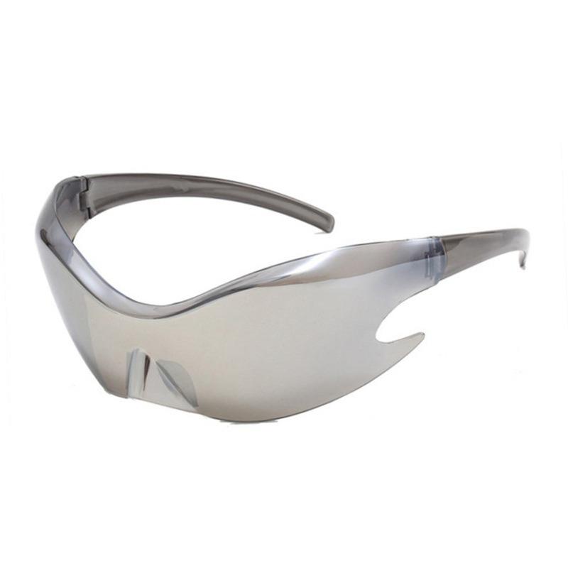 1PC Plastic Future Technology Alien Conjoined Sunglasses  New Style Personalized and Avant garde