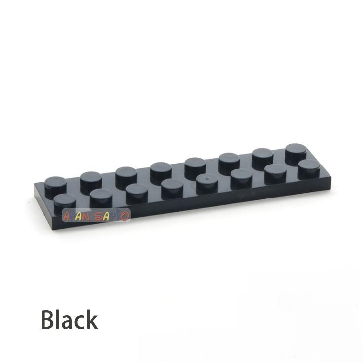 40pcs DIY Building Blocks Thin Figures Bricks 2x8 Dots 13Color Educational Creative Size Compatible With 3034 Toys for Children