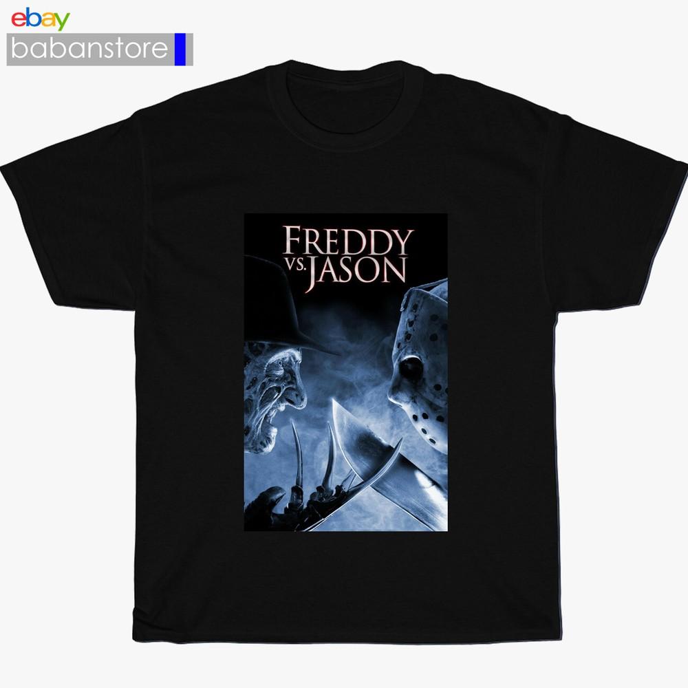 New Freddy Vs Jason Horror Movie Black/Grey/Nav wbr/ y TShirt Size S3XL Unisex T-Shirt XXXL