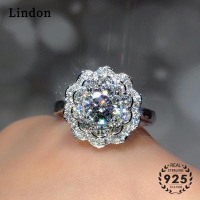 Lindon Classic Copper Alloy Zirkónový prsteň Dámske šperky Svadobný darček na párty