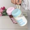 Lifting Rope Milk Water Bottles Transparent Drinking Water Bottle  Bubble Tea
