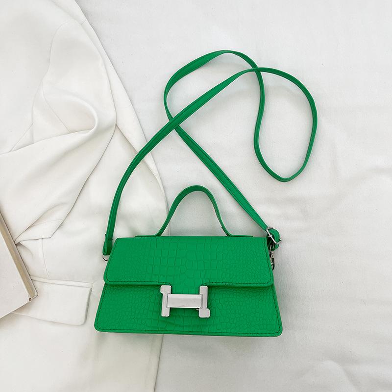 2025 New Fashion Stone Pattern Small Square Bag Niche Handbag High Value Single Shoulder Messenger Bag Women