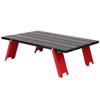 Mini Aluminum Alloy Picnic Table Lightweight Folding Table for Outdoor BBQ Backpacking Camping