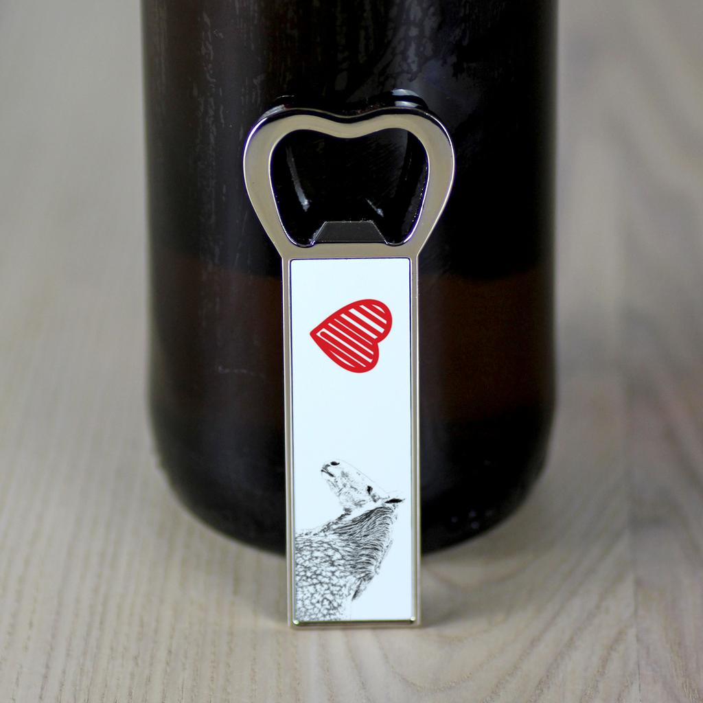 Percheron – Bottle opener with a horse, personalized fridge magnet bottle opener | Art-Dog