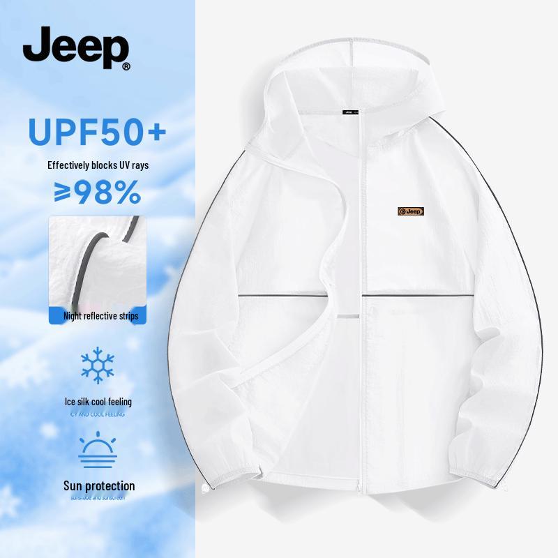 

JEEP Men s Lightweight UV Protection Cycling Jacket XL