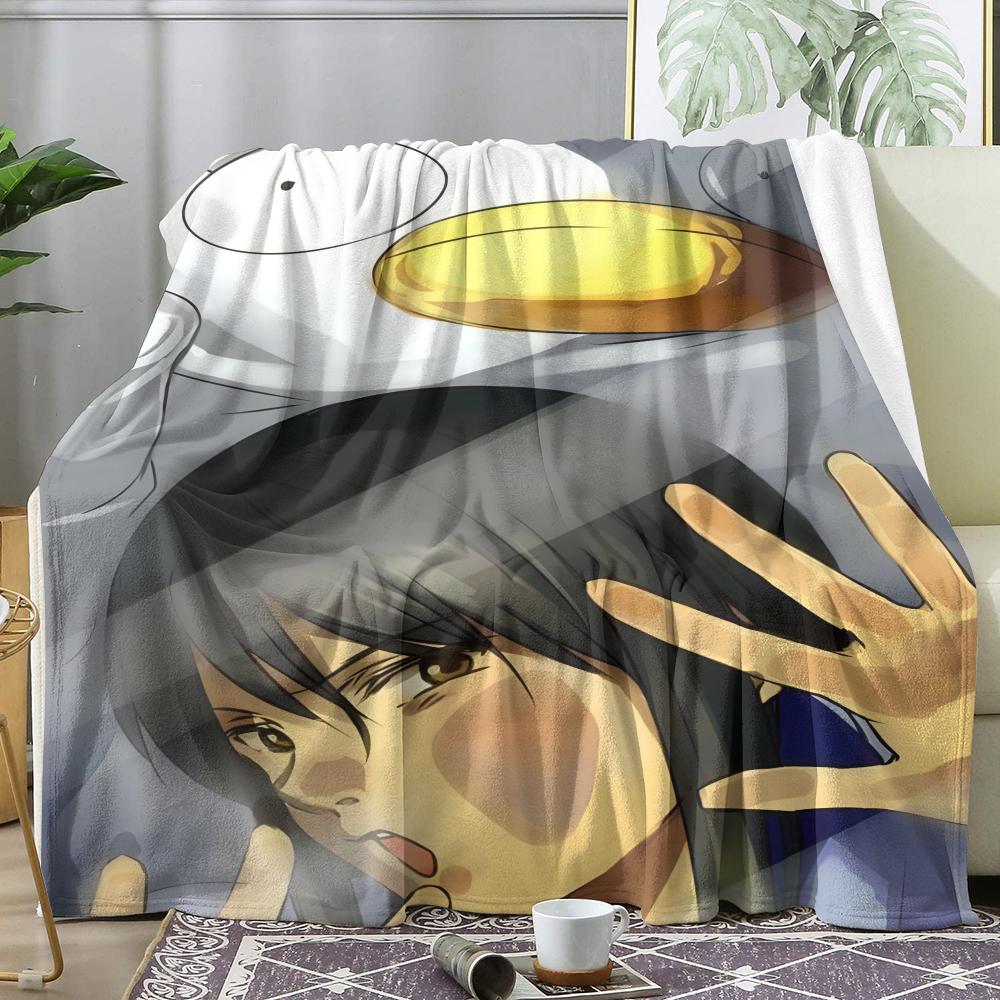 G-Gintama Elizabeth Throw Soft Flannel Throw Summer AC Blanket Lightweight Cool Nap Blanket for Sofa Bed Couch Travel
