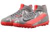 Nike Mercurial Superfly 7 Abriebfest Abriebfest Mittelhoch Kinderfußballschuhe Silber Grau Pink Kinder AT8143-906