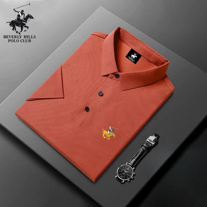 

POLO CLUB Літня нова барвиста сорочка-поло з вишивкою поні для бізнесу та дозвілля 2025 року XXL