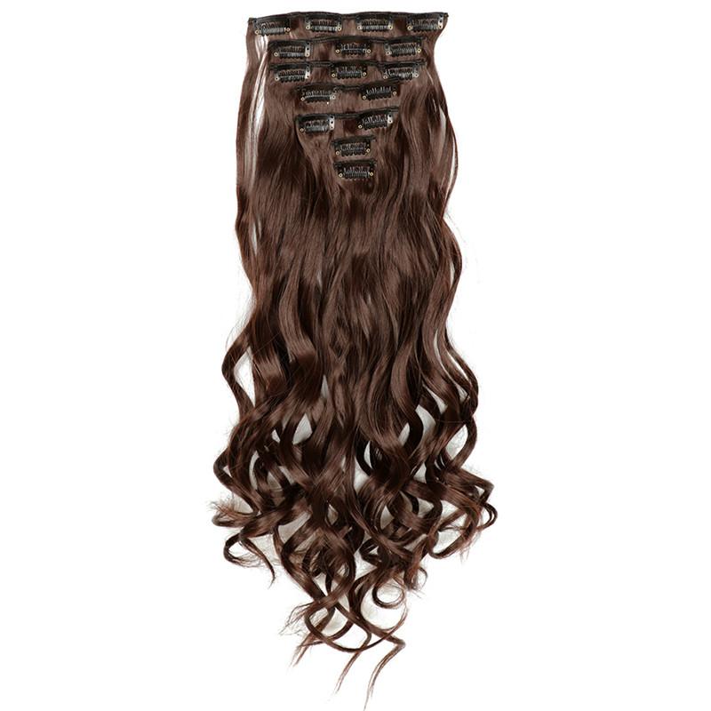 MERISIHAIR 6 Pieces/set of 24 Inch Wig Curly Hair 16 Hairpins, Wig Styling, Hairpin Synthetic Hairpin, Heat-resistant