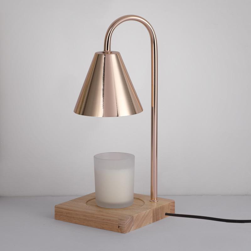 Flameless Dimmable Aroma Lamp - Wax Melter & Candle Holder for Bedroom