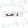 Car Styling Metal GT Emblem Lettering Car Rear Trunk Badge Decor Sticker For Peugeot 2025 GT Line 2008 308 408 3008 508 5008 208