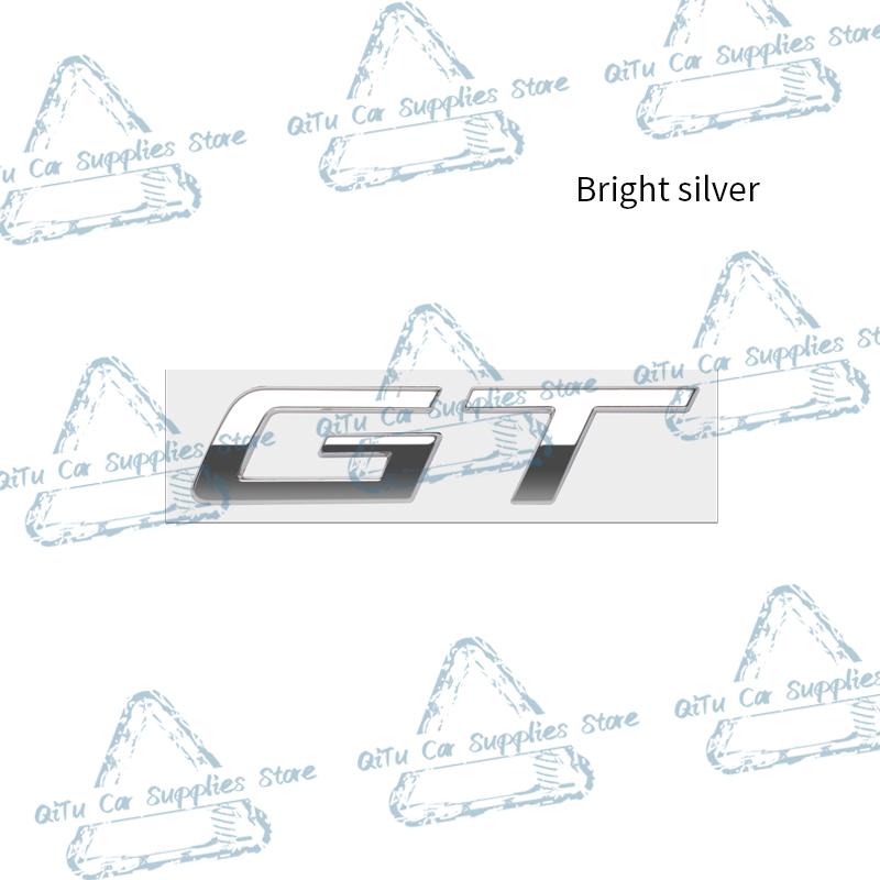 Car Styling Metal GT Emblem Lettering Car Rear Trunk Badge Decor Sticker For Peugeot 2025 GT Line 2008 308 408 3008 508 5008 208