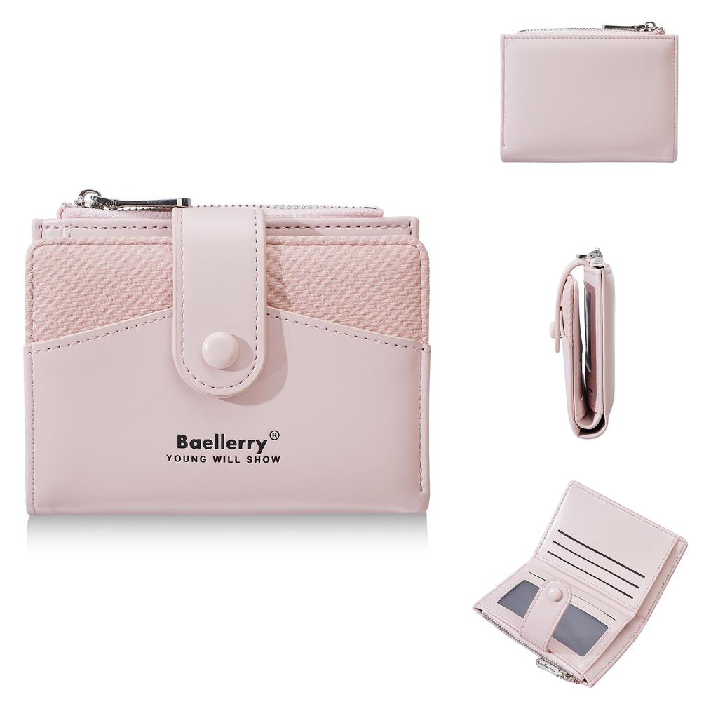 Baellerry Stylish Multi-Card Short Coin Purse for Women
