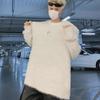 Unisex Trendy Korean Loose-Fit Sweaters with Shoulder Pads for Autumn/Winter