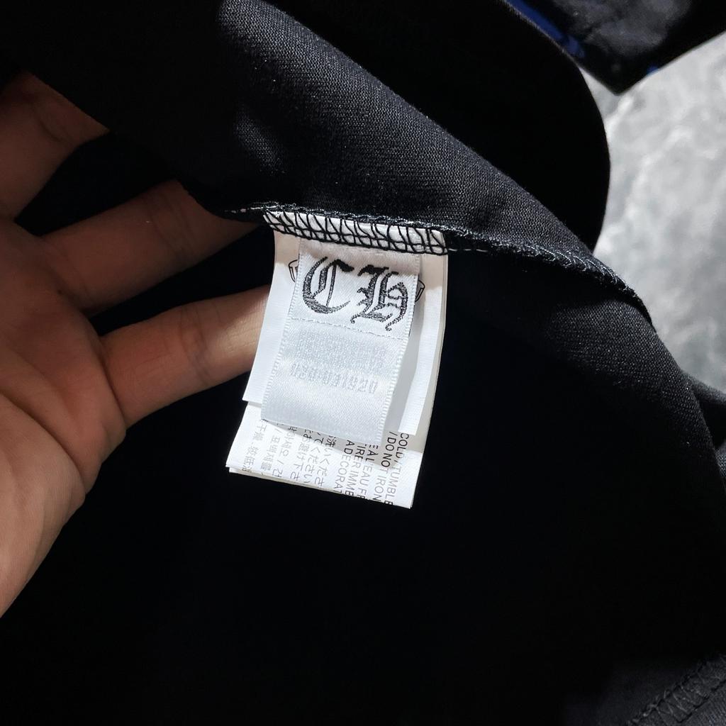 8725 CHROME HEARTS 2025 Summer New High Quality Cotton Round Neck Loose Large Size Men's and Women's T-shirt Couple T-shirt