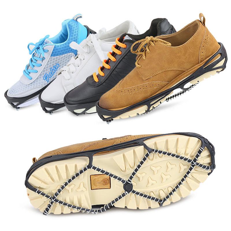 Outdoor Spring Crampons Shoe Cover Non-slip Snow Rock Climbing TPE Mountaineering Gear