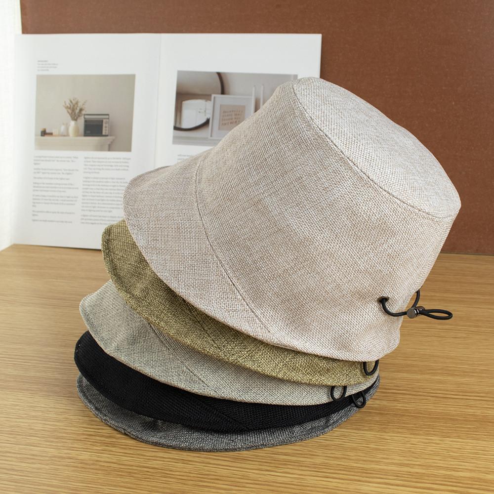 Casual Summer Bucket Hat With Breathable Fabric And Sun Protection For Women